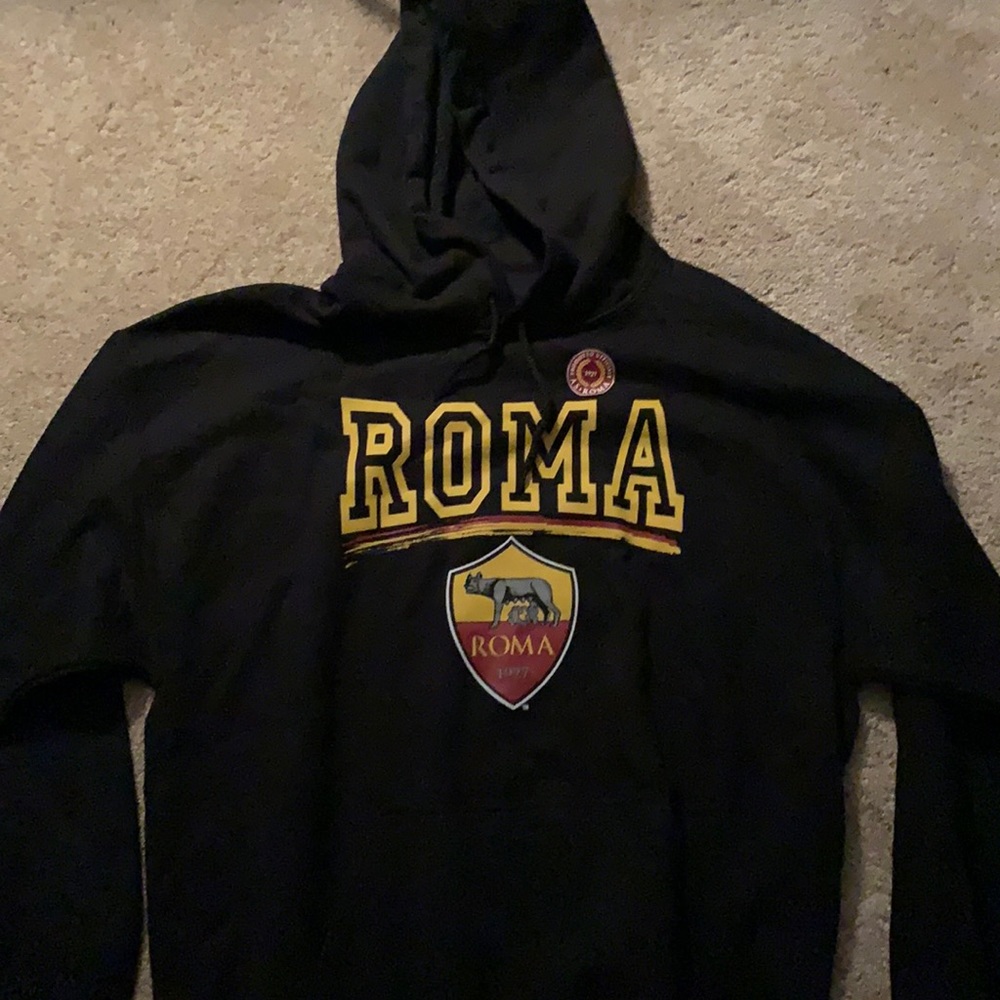 NWT Authentic Roma Black Italian Hoodie